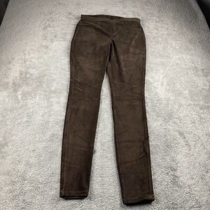 June & Daisy Corduroy Jegging‎ Pants Womens Small Brown Pull On
